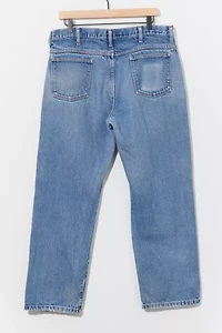 Vintage 1980s Distressed Sun Faded Denim Jeans 3465