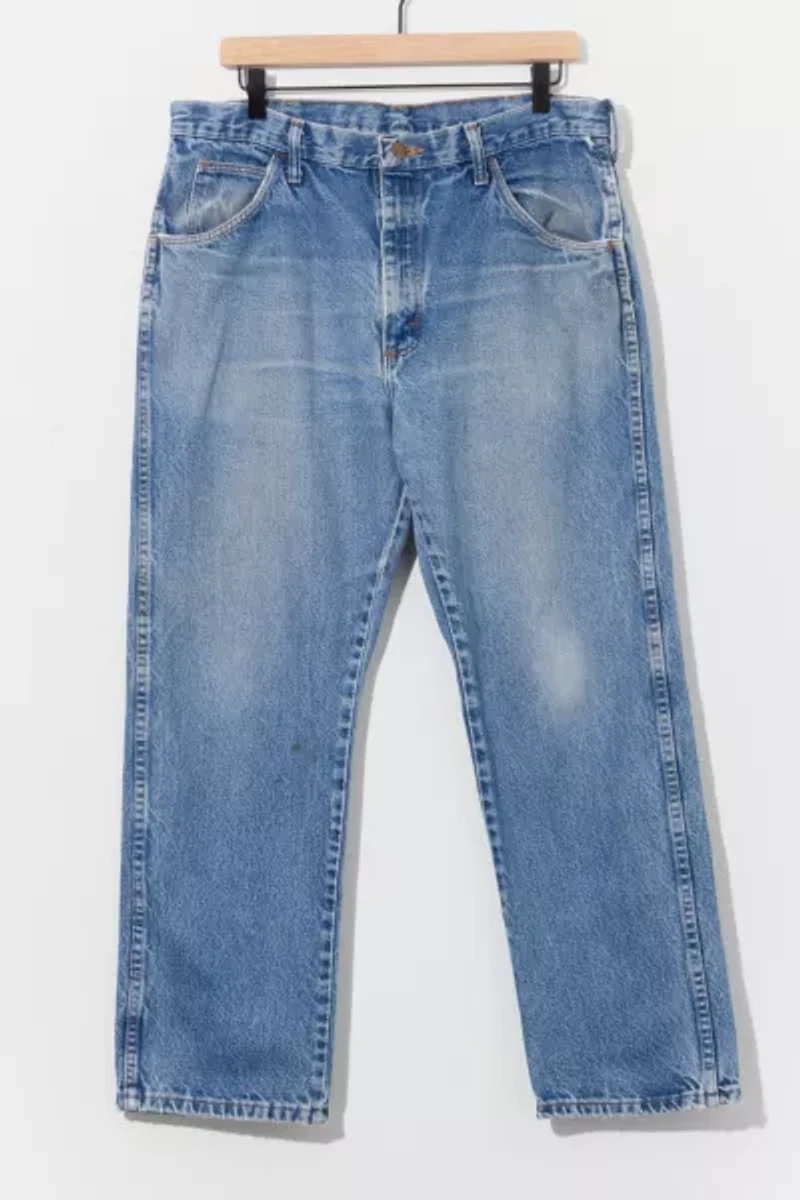 Vintage 1980s Distressed Sun Faded Denim Jeans 3465