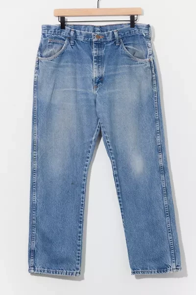 Vintage 1980s Distressed Sun Faded Denim Jeans 3465