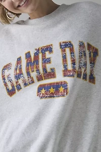 Out From Under Game Day Graphic Crew Neck Pullover