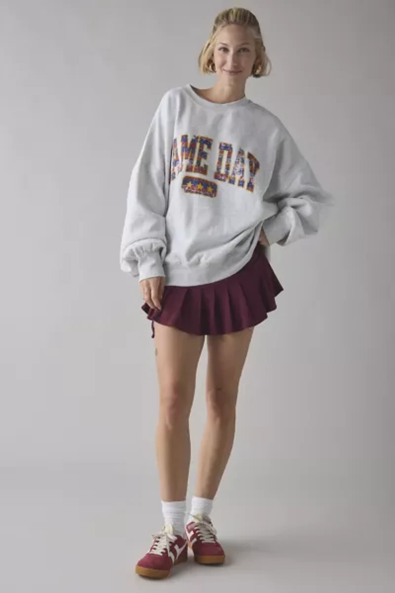 Out From Under Game Day Collegiate Graphic Crew Neck Sweatshirt