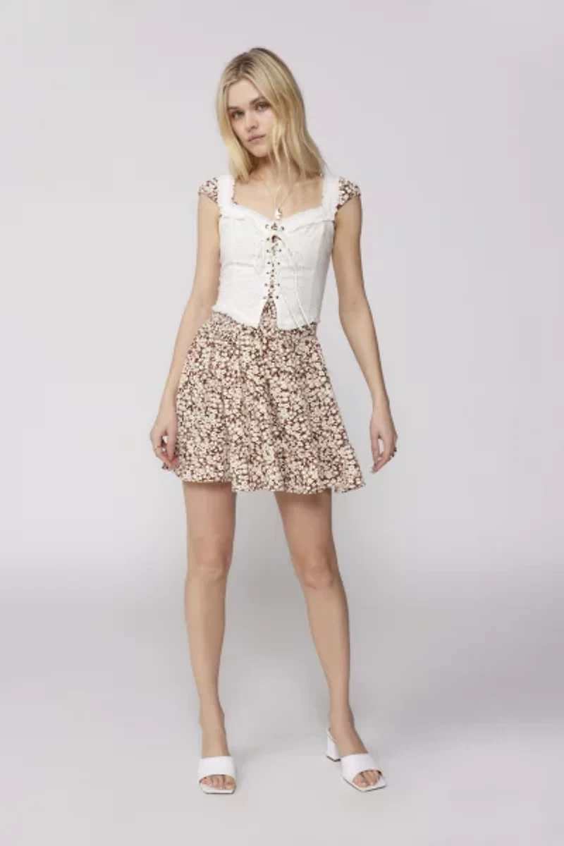Georgina Smocked Mini Dress