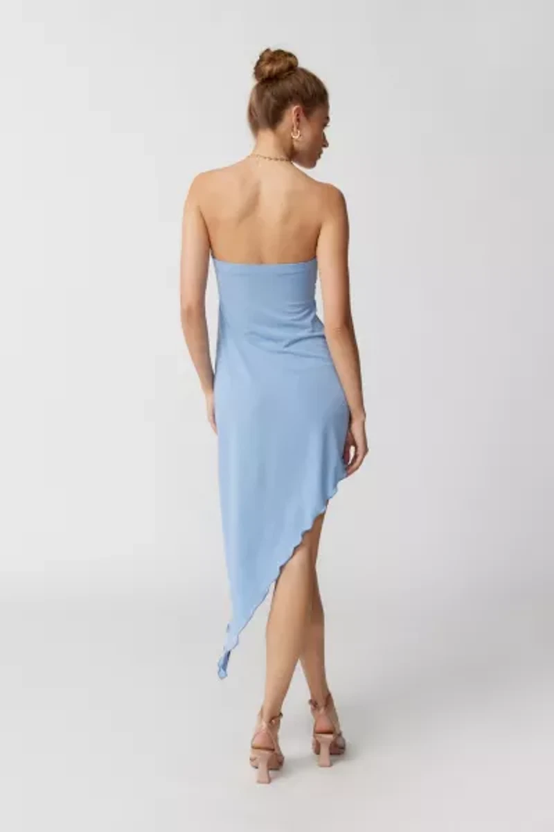 Y2K Asymmetrical Midi Dress