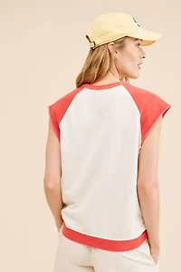 BDG Men's Olly Cutoff Raglan Sweatshirt
