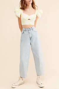 Glamorous Ruffle Crop Top