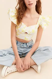 Glamorous Ruffle Crop Top
