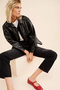 JUST BLACK DENIM High Rise Long Straight Jeans
