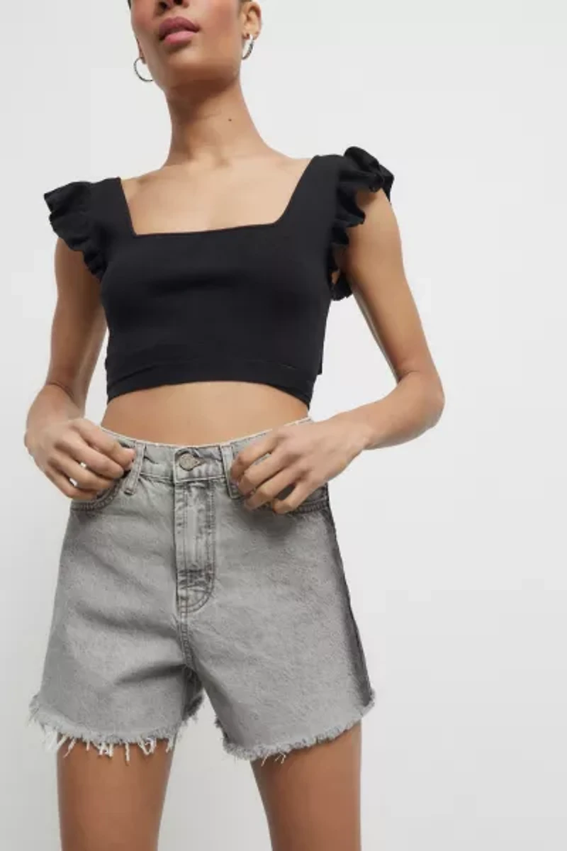 BDG A-Line Cutoff Denim Shorts