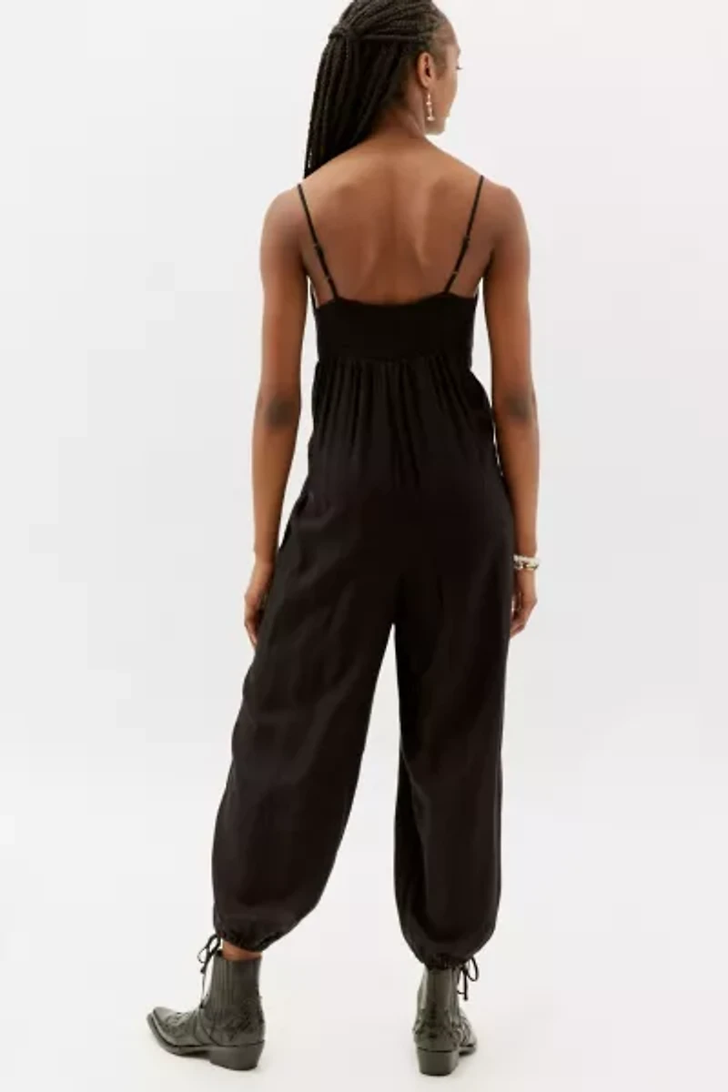 Vale Printed Balloon Jumpsuit
