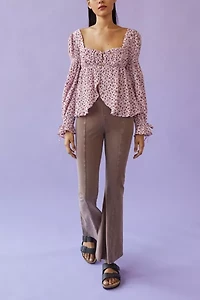 Allie Tie-Sleeve Blouse