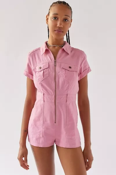 Axel Linen Coverall Romper