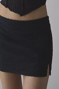 UO Cypress Textured Halter Top & Mini Skirt Set