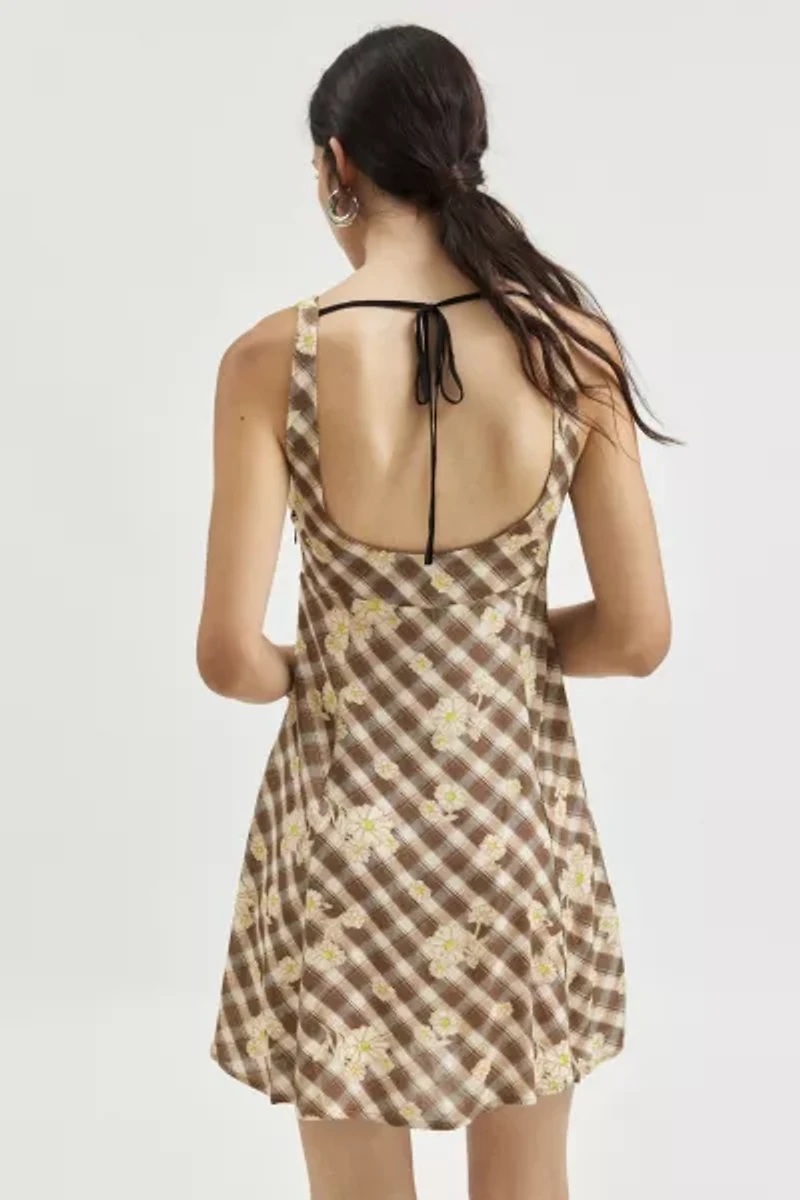 Susie Open Back Swing Mini Dress