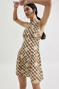Susie Open Back Swing Mini Dress