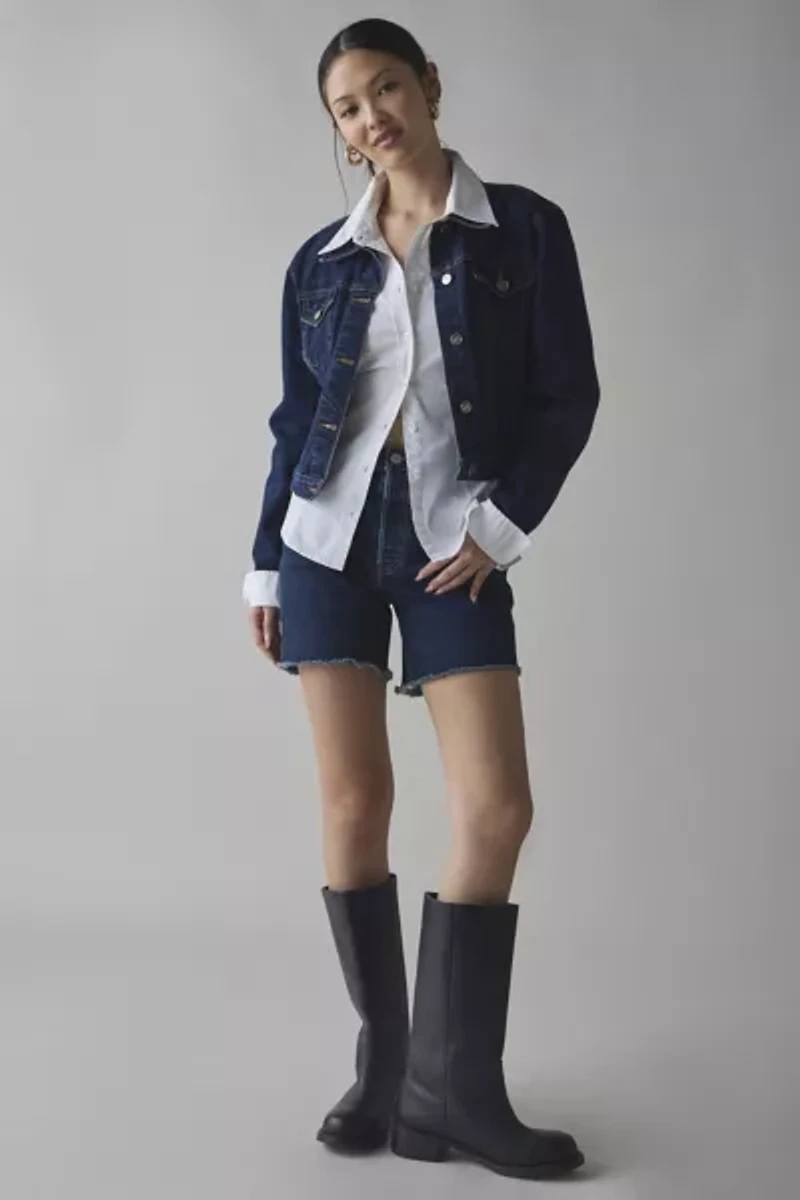 Vintage By UO Y2K Fitted Denim Jacket