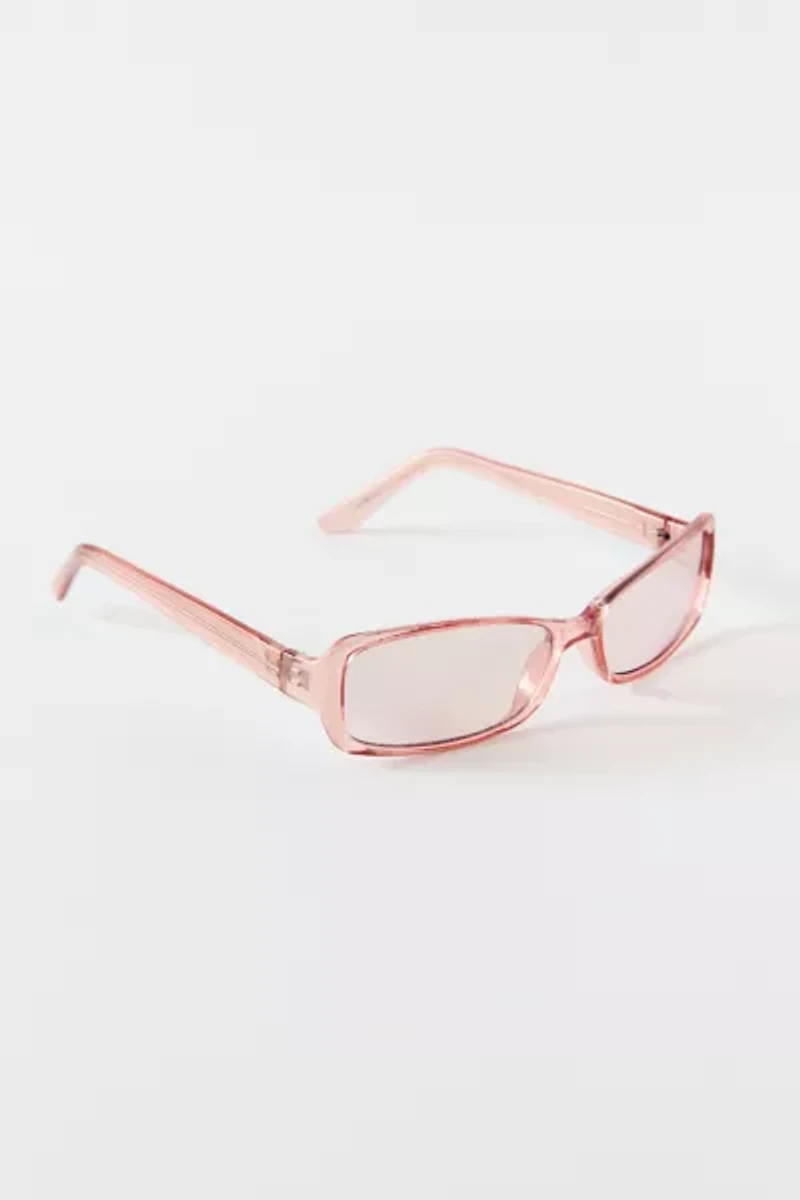 Vintage By UO Pink Clear Sunglasses