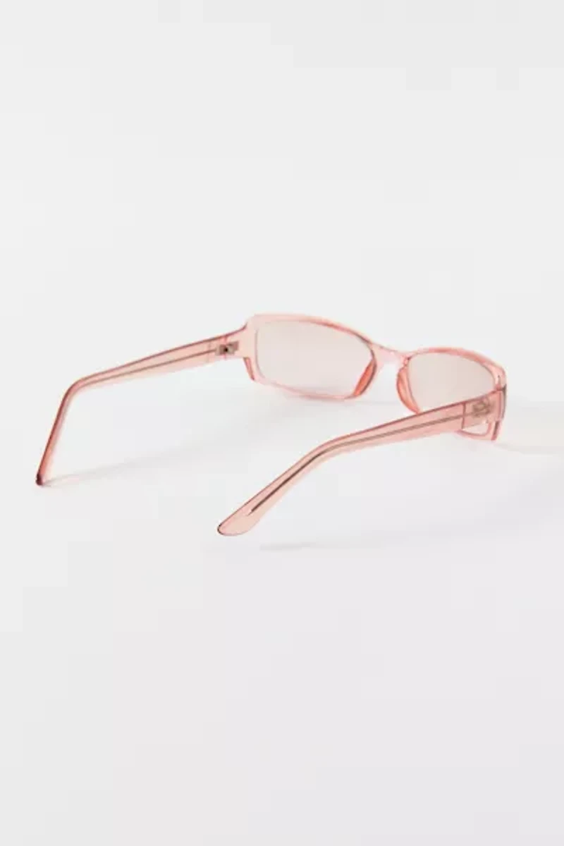 Vintage By UO Pink Clear Sunglasses