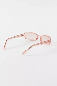 Vintage By UO Pink Clear Sunglasses