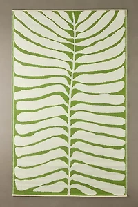 Botanical Leaf Hilo Outdoor Rug