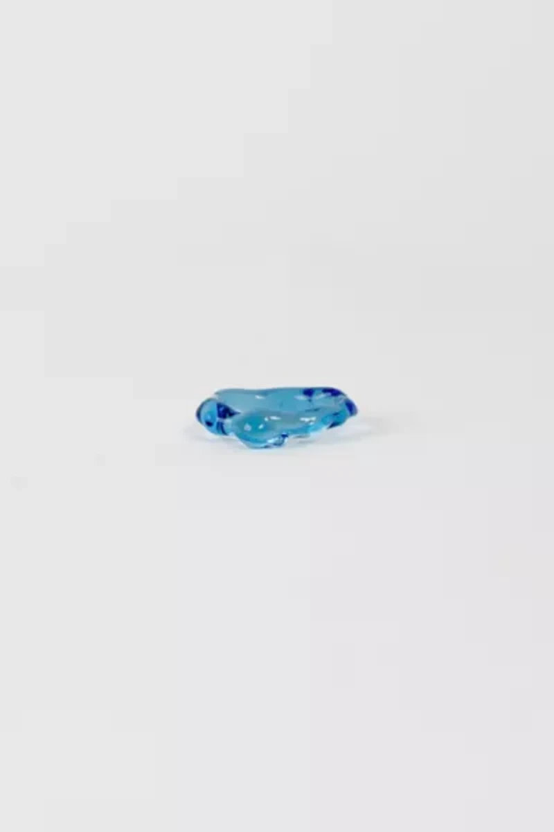 Rain and Rivers Handmade Simple Stackable Glass Ring Pair