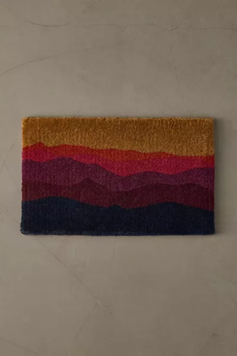 Shades Of Dawn Coir Doormat