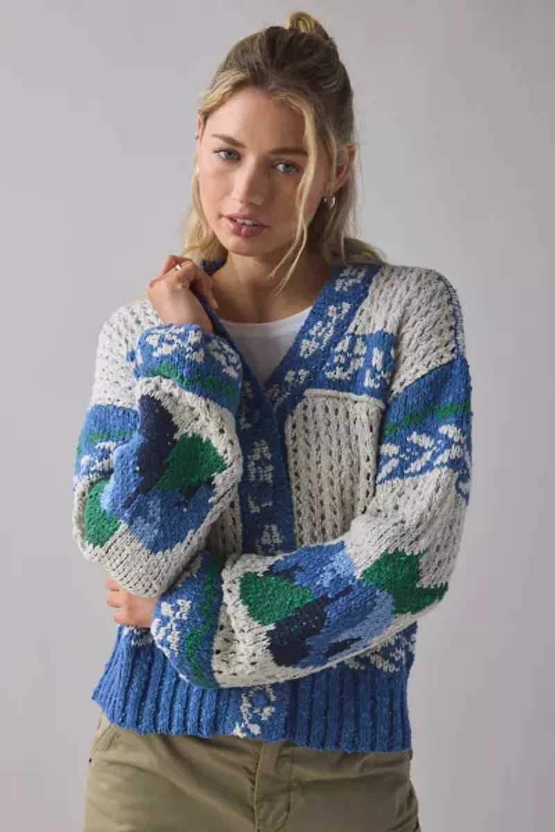 Kimchi Blue Libby Chunky Knit Oversized Cardigan