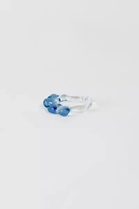 Rain and Rivers Handmade Bubble Glass Ring