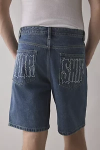 WORSHIP SUPPLIES Big Dawg Logorama Denim Short