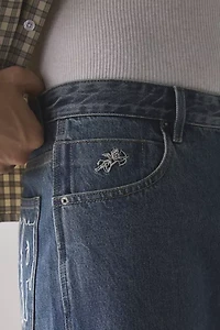 WORSHIP SUPPLIES Big Dawg Logorama Denim Short