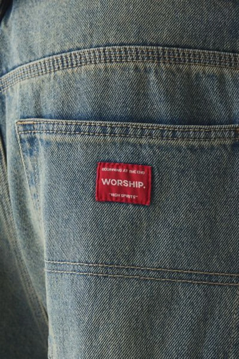 WORSHIP SUPPLIES Big Dawg Graphic Jort