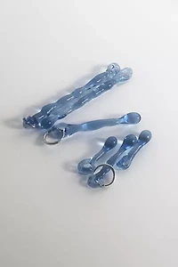 Rain and Rivers Handmade Water Droplet Glass Earrings