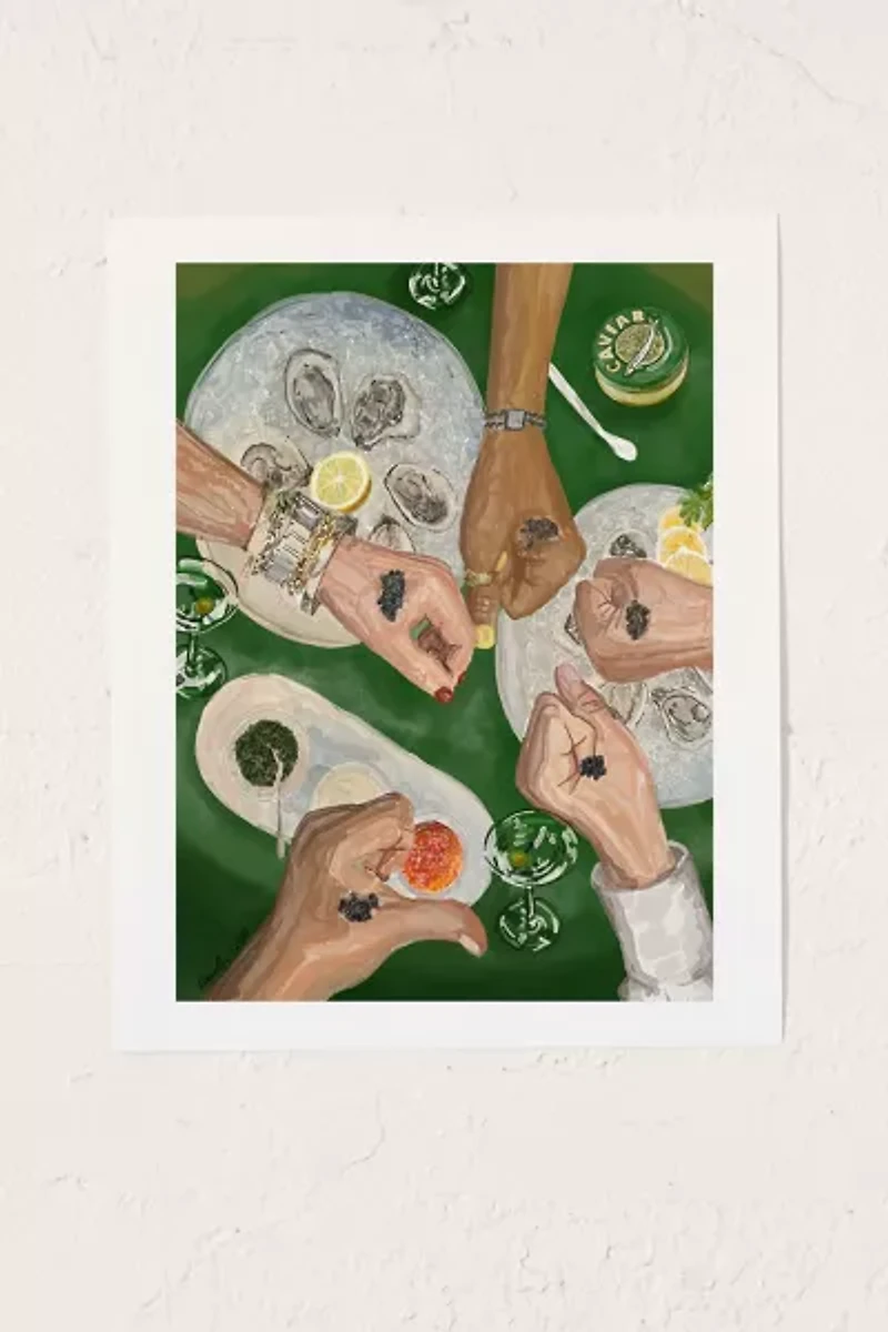 carolineellisart Caviar Bump Art Print