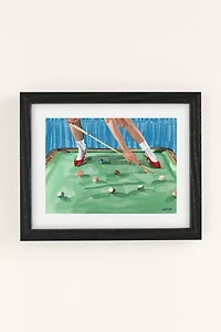 carolineellisart Pool Girl Art Print