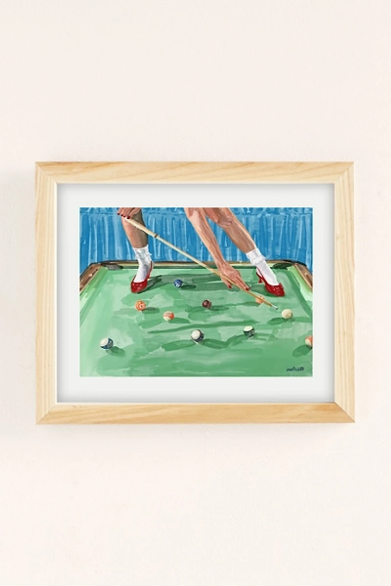 carolineellisart Pool Girl Art Print