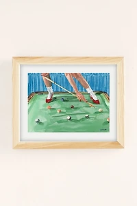 carolineellisart Pool Girl Art Print