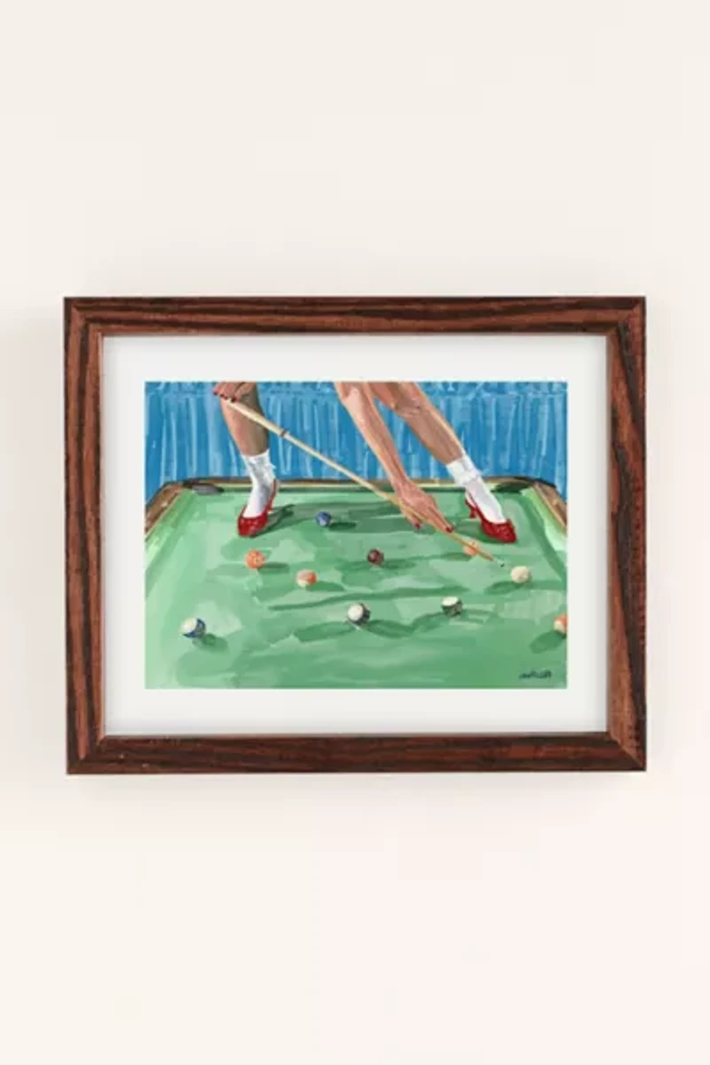 carolineellisart Pool Girl Art Print