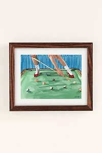 carolineellisart Pool Girl Art Print