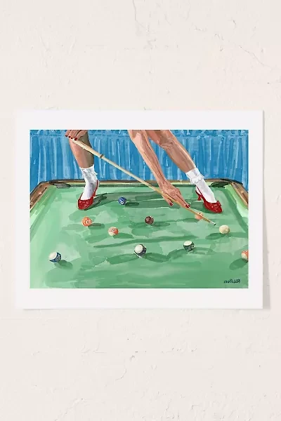carolineellisart Pool Girl Art Print