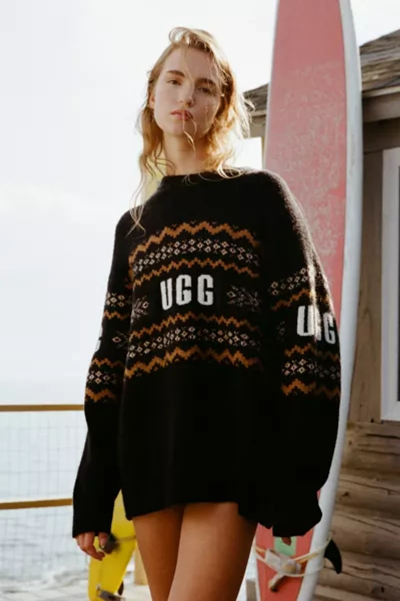 UGG Kaelan UGGisle Oversized Crew Neck Sweater