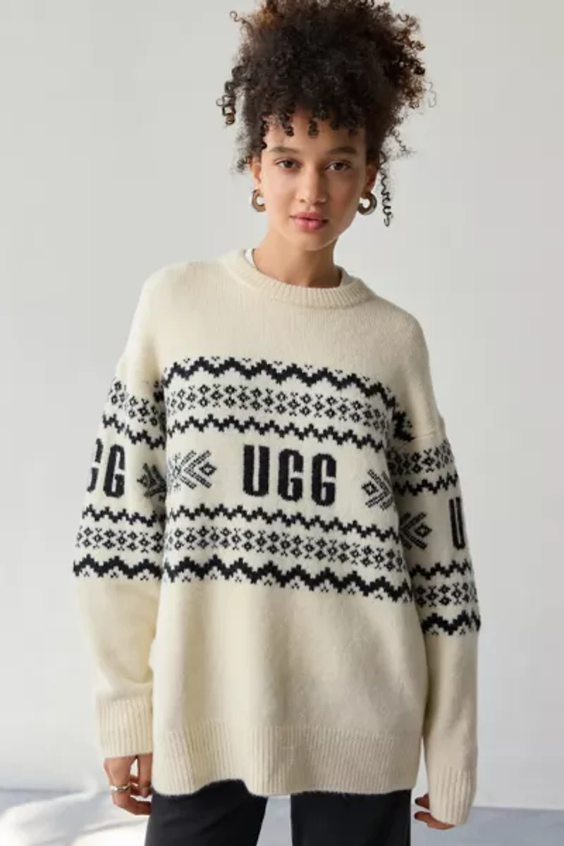 UGG Kaelan UGGisle Oversized Crew Neck Sweater