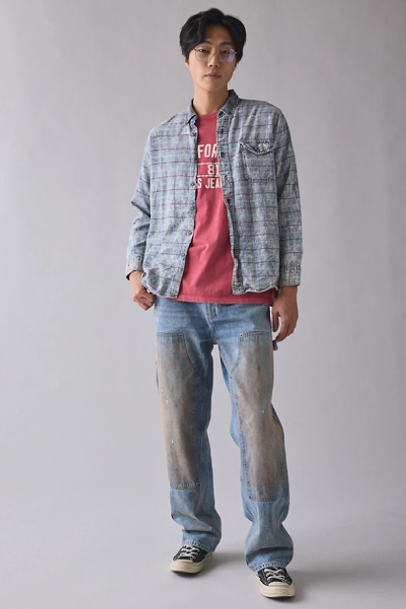 GUESS ORIGINALS Double Knee Paneled Carpenter Jean