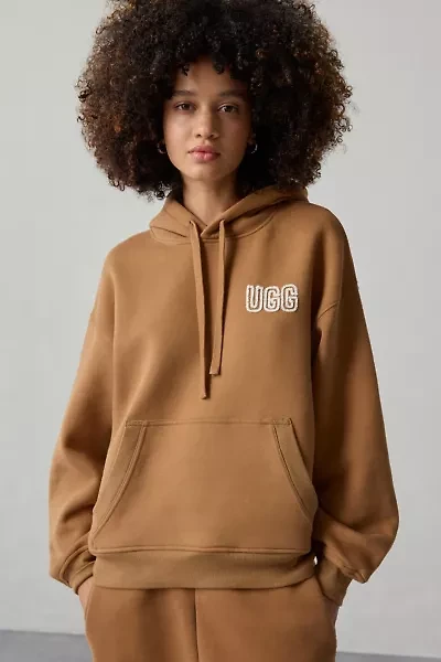UGG Logo Applique Graphic Hoodie Sweatshirt