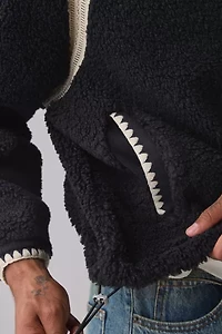 UGG Nika Crochet UGGfluff Zip-Up Jacket