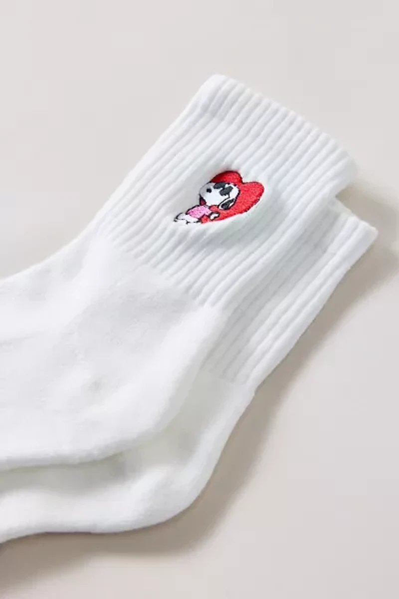 Peanuts Snoopy Icon Quarter Crew Sock