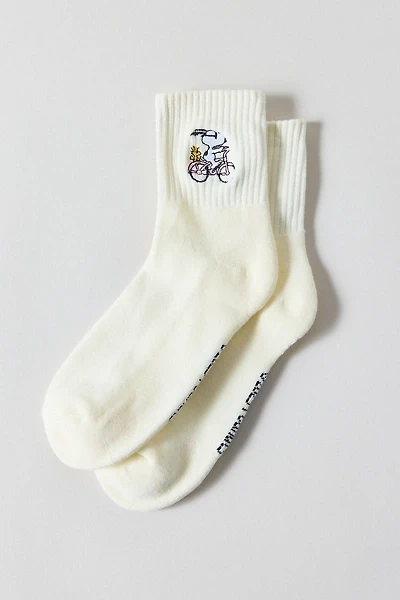 Peanuts Snoopy Icon Quarter Crew Sock