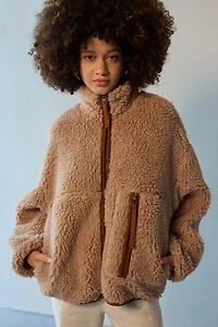 UGG Marlene Confetti Piled Fleece Zip-Up Jacket
