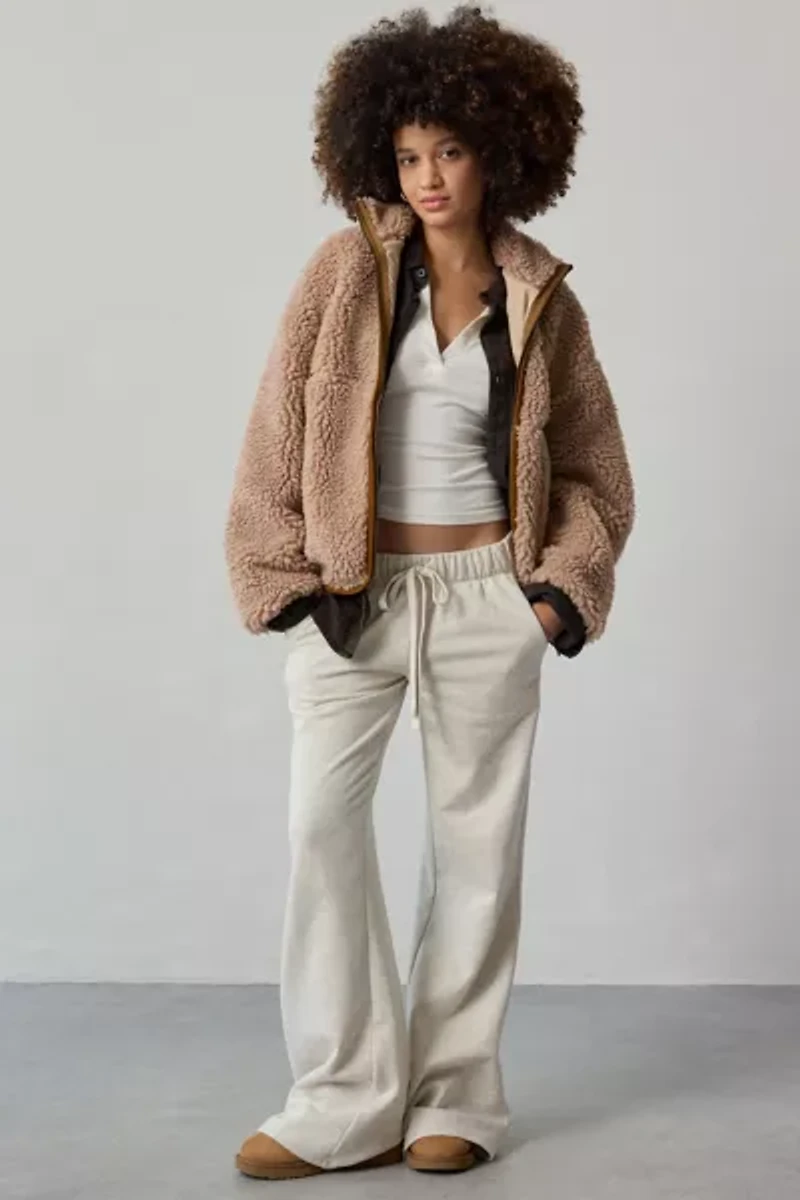 UGG Marlene Confetti Piled Fleece Zip-Up Jacket