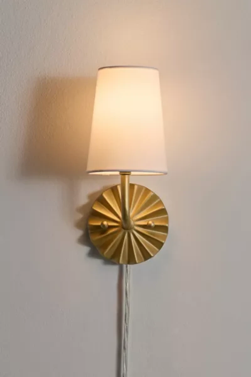 Julie Pleated Sconce