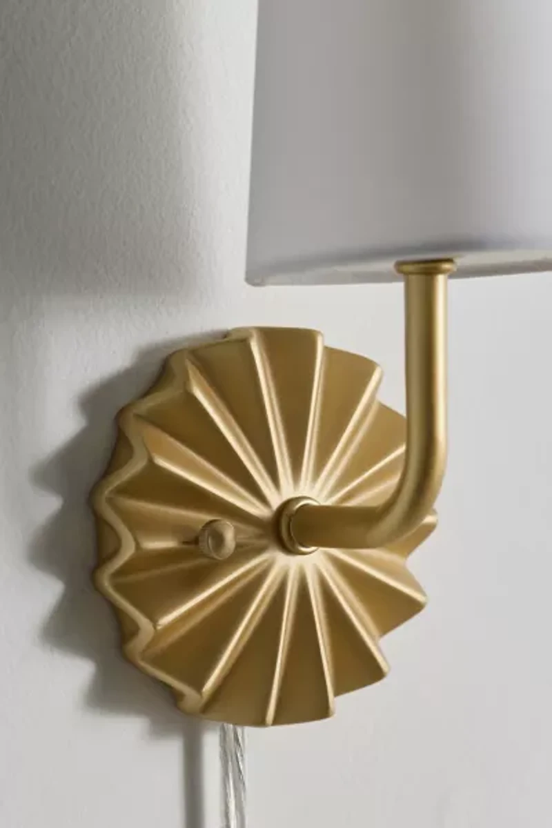 Julie Pleated Sconce
