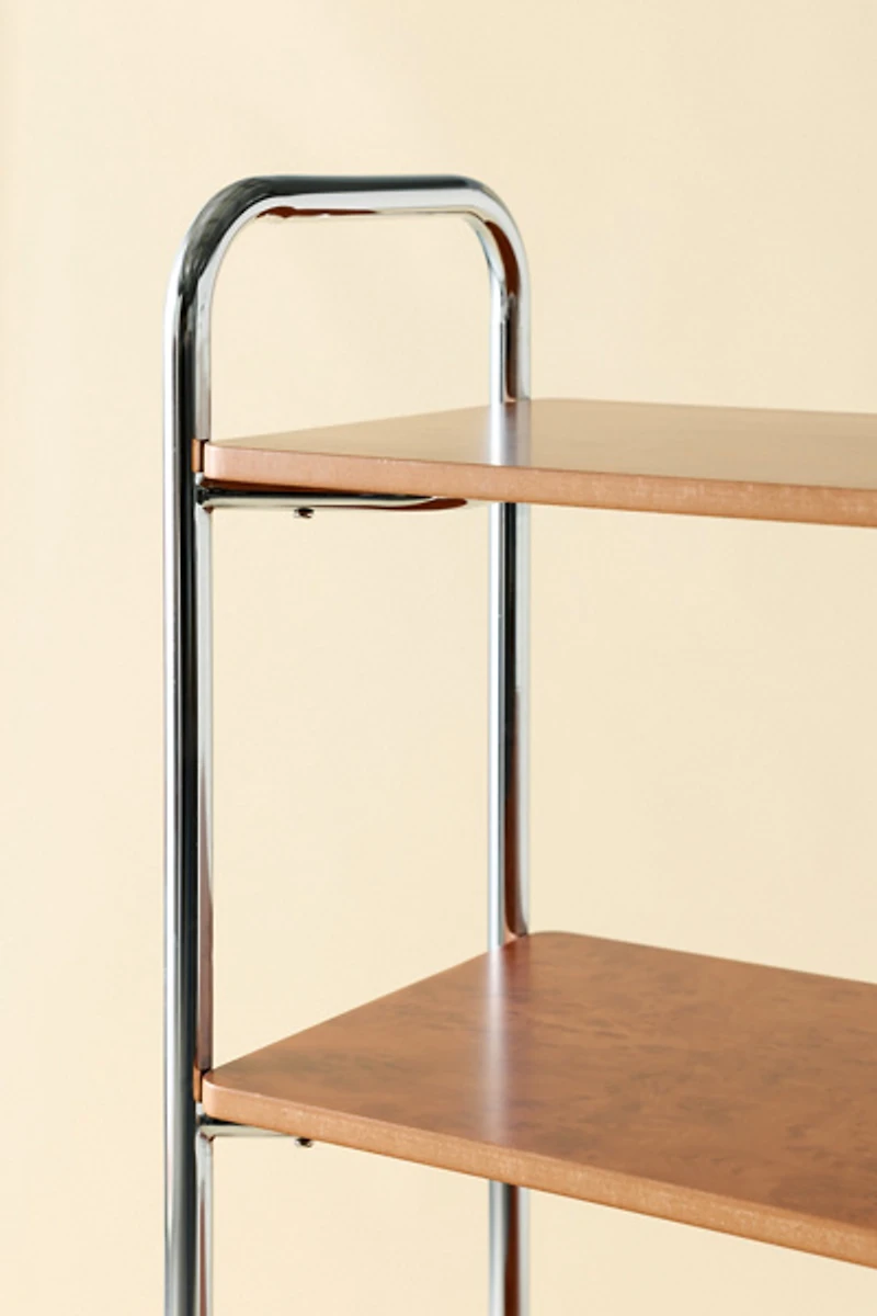Boden Chrome 5-Tier Bookshelf